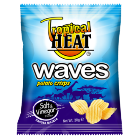 Waves crisps - salt & vinegar 30g