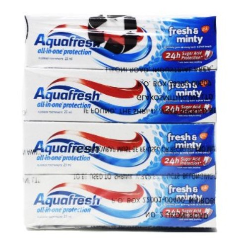 Aquafresh Fresh & Minty 25ml x 12 boxes
