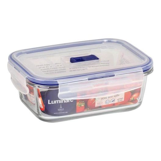 Luminarc P3547 Pure Box Flat Rim Rectangular - 82cl