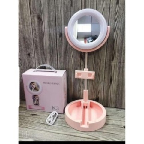 Dimmable ring light:3 color lighting modes