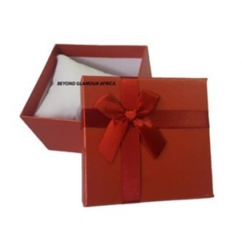 Red Gift Box With Ribbon