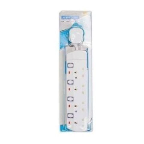 Jsb Power Extension cable 4 Way -White