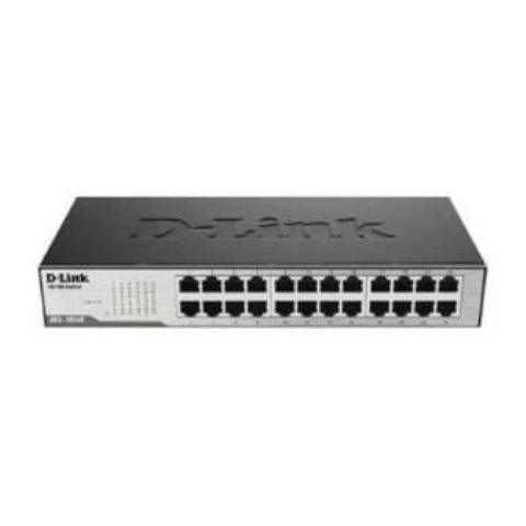 D-Link DES‑1024D 24‑Port Fast Ethernet Unmanaged Desktop Switch