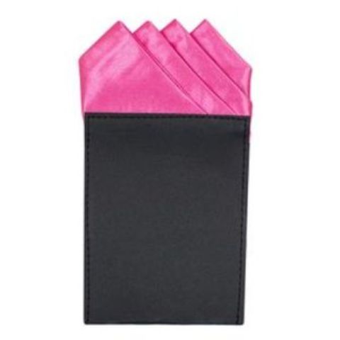 Pocket Square Four Pointed Pink Camellia
