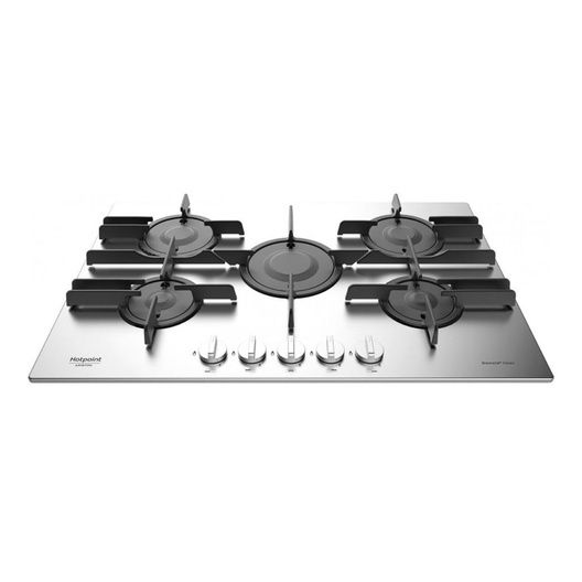 Ariston FTGHL 751 D/IX/A Built In Hob, 5G, 75CM, Direct Flame - Cast iron