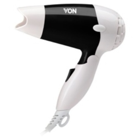 Von VSHD10BKK Portable Hair Dryer 1000W - Black