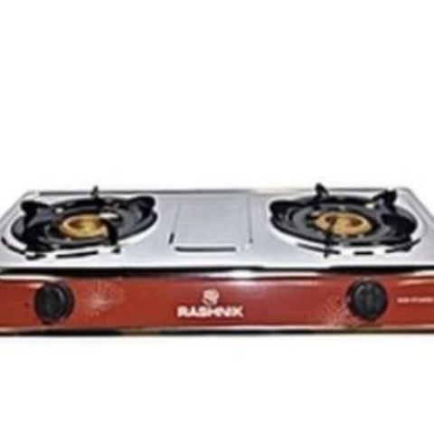 2 burner gas cooler stainless steel