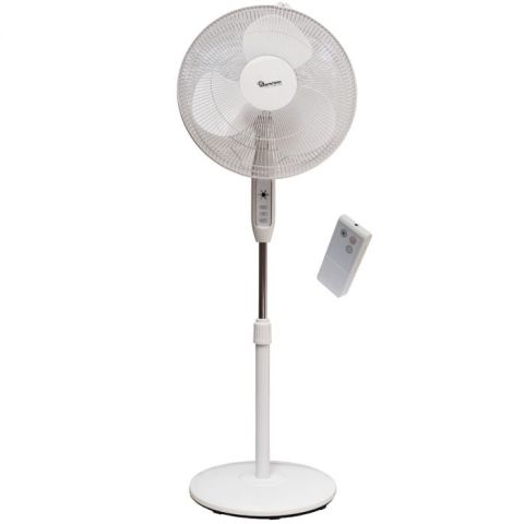 Ramtons White Stand Fan, With Remote- Rm/563
