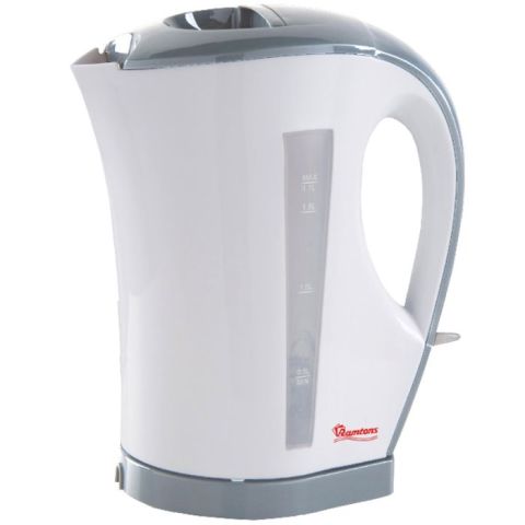 Ramtons Cordless Electric Kettle 1.7 Liters White And Grey- RM/263