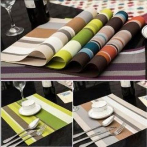 6 piece set table mats