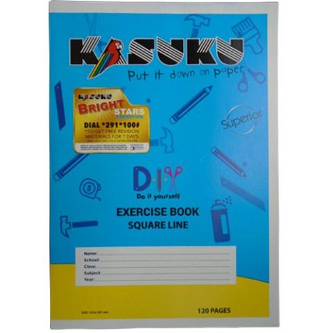 Kasuku Superior Exercise Books A4 Chip Board 200pages