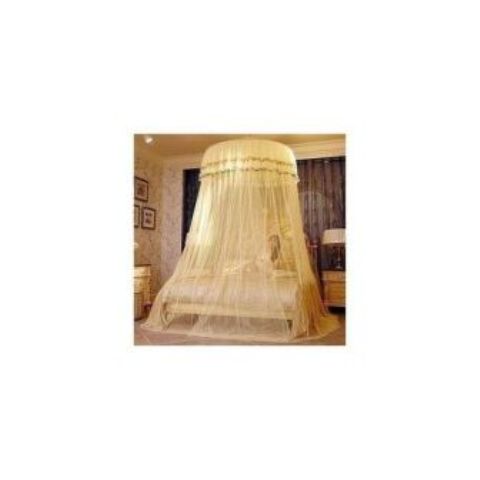 Fashion Round Top Mosquito Net Cream White