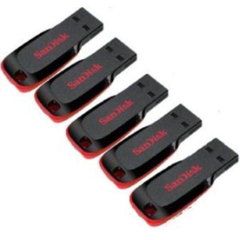 Sandisk 8 Gb Pen Drive Pack Of 5 8 GB Pen Drive