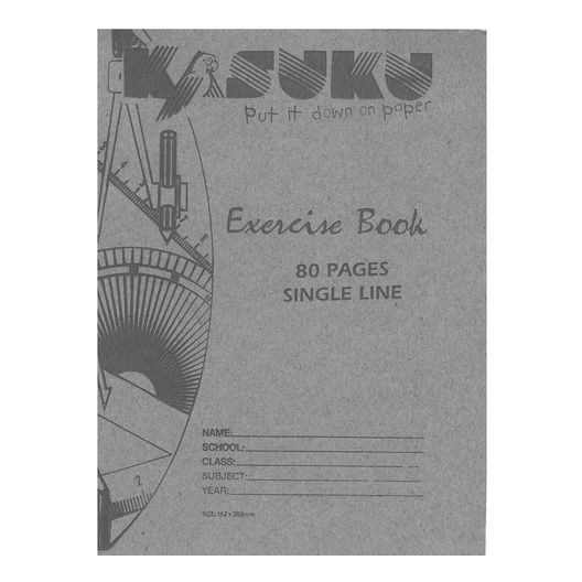 Kasuku Exercise Book 80 Pages Single Ruled MG