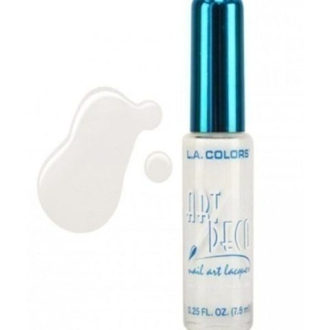La Colors Art Deco-Nail Art Polish White CNA901