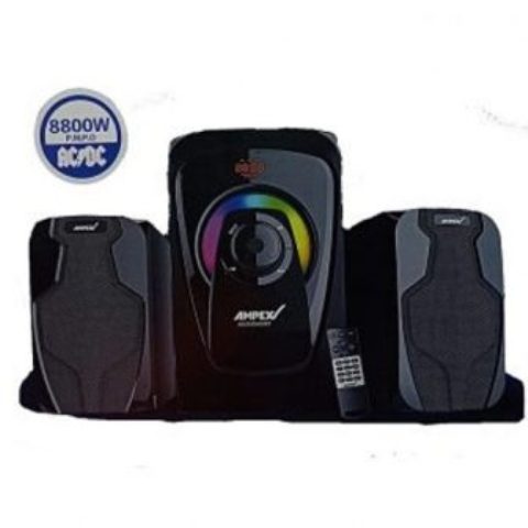 Ampex SOUND SYSTEM – 2.1 Channel WOOFER – 1000W PMPO – BLUETOOTH/USB/SD/FM DIGITAL RADIO