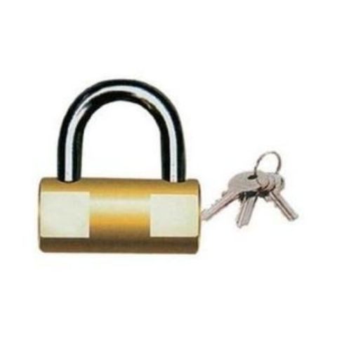 Stellar Stelar Cylindrical Padlock 70mm - Yellowish Gold