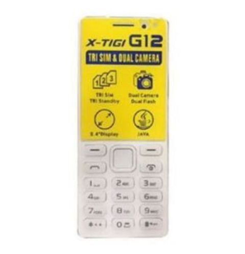 X-TIGI G12  Dual Camera Tripple SIM  JAVA