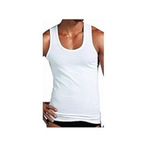 Men Vest Shirt  White  3 Pack Cotton