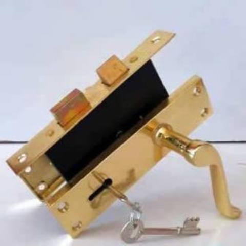 Rozie Brass 2 lever door lock