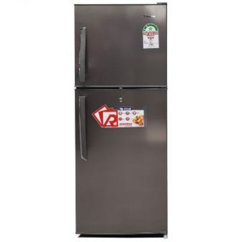 Ramtons 201 Litres Double Door No Frost Fridge, Silver- Rf/141
