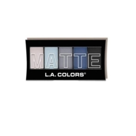 La Colors 5 Color Matte Eyeshadow Blue Denim CEM474