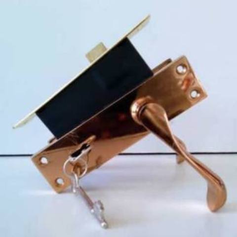 Rozie Lock Dull 2 lever door Lock