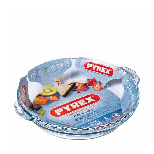 Pyrex Pie Dish with Handle 21.5cm/1L1 Bake & Enjoy
