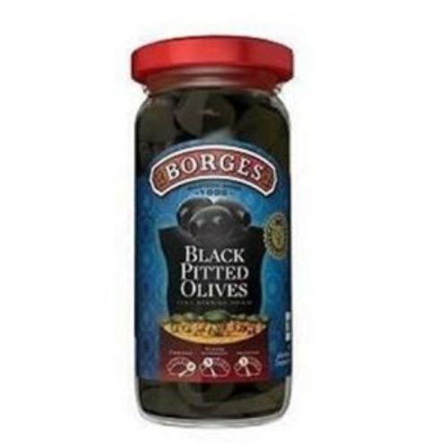 Borges Blk Pitted Olives 320g