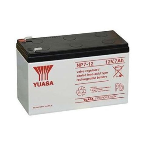 Yuasa NP7-12 12V 7AH Sealed Lead Acid (SLA)