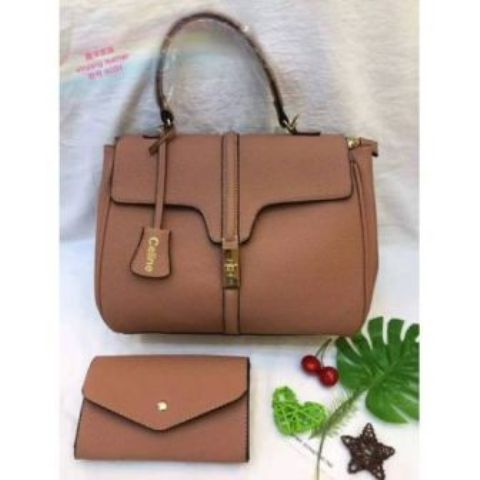 Fashion Lady Handbags 2 in 1 Set- Design may vary