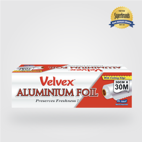Velvex Aluminium Catering Foil 30cm(w)x30m(l)