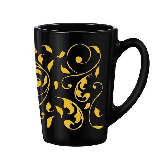 New Morning Mug 32cl Black Jazzy Gold R6