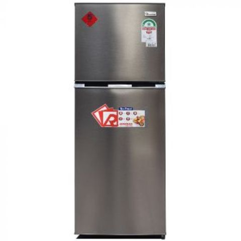 Ramtons 225 Litres Double Door No Frost Fridge, Silver- Rf/142