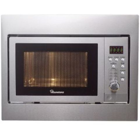 Ramtons 25 Liters Built-In Microwave+Grill Stainless Steel- Rm/311