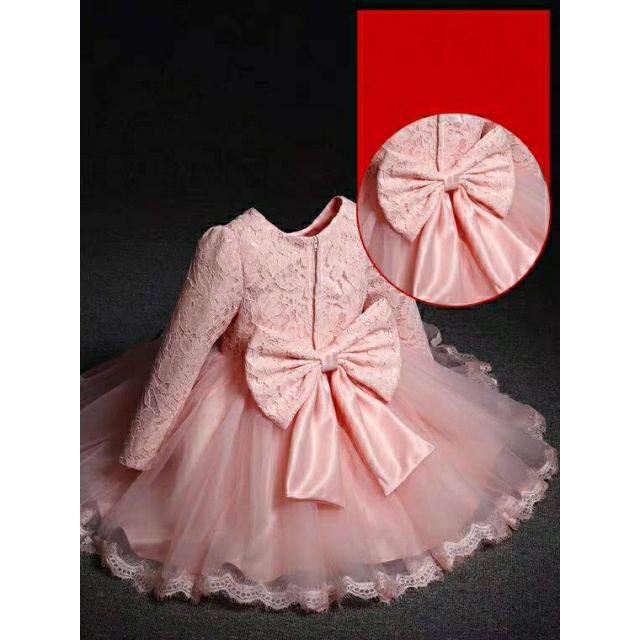 Girl's long sleeve dress