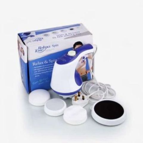 Relax & Tone Full Body Sculptor Massager - Relax & Spin - Tone Slimmer - White & Purple