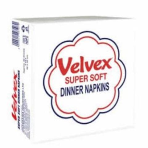 Velvex White Serviettes Value Pack
