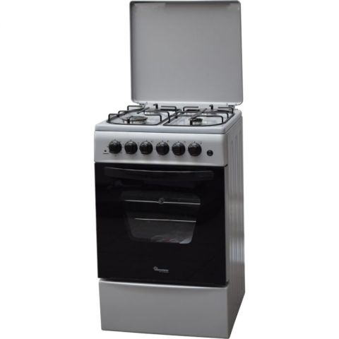 Ramtons 4gas+Electric Oven 50x50 Silver Cooker- Rf/316