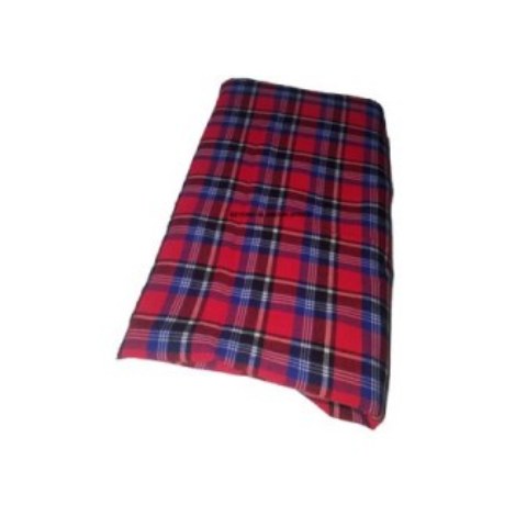 Genuine Maasai Shuka Blue/Red