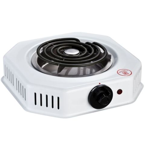 Ramtons Spiral Plate Cooker 1 Burner White- Rm/250