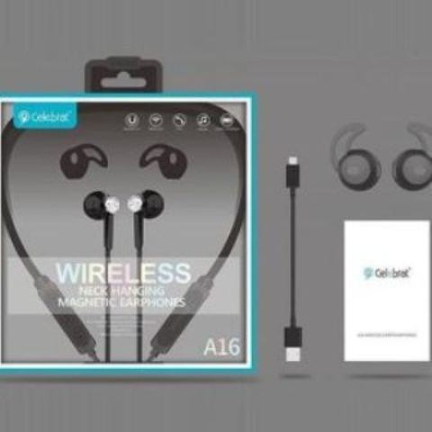 A16 Neck hanging magnetic earphones