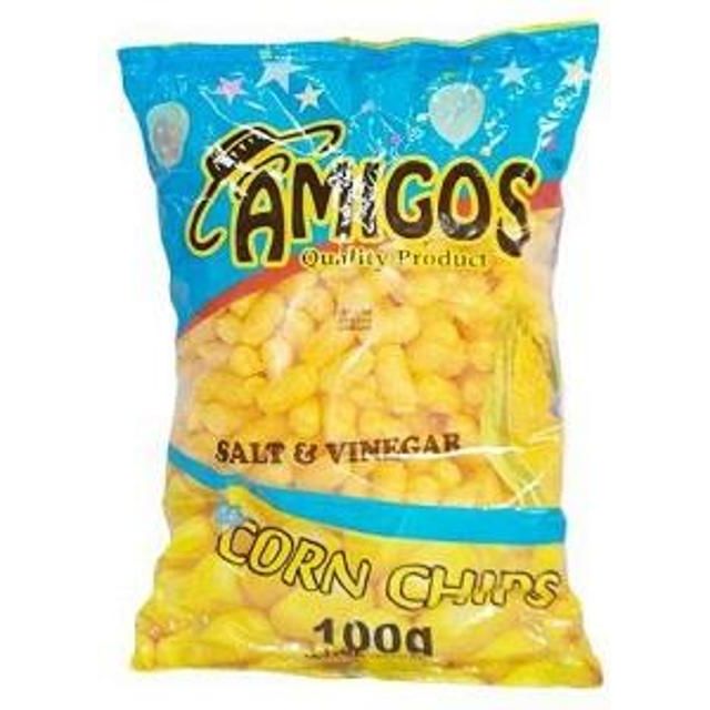 Amigos Corn Chips Salt & Vinegar 100 g