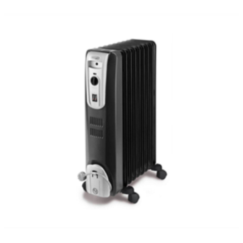 Delonghi KH770920 Oil Filled Radiator Heater, 9 Fins - Black