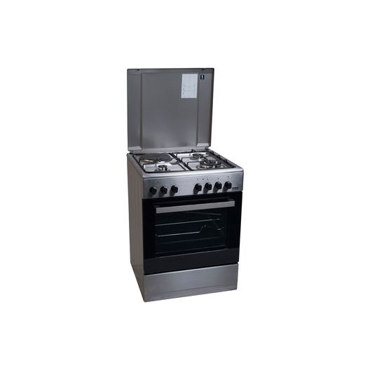 Von 7312NEI/VAC6S031UX 3 Gas + 1 Electric Cooker - Inox