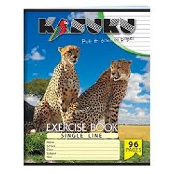 Kasuku Superior Exercise Book Single Line 96 Pages Chip Board HSL