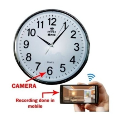 Wall Clock with WiFi hidden camera is a actually a practical and beautiful clock