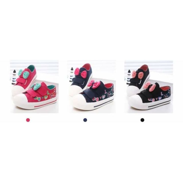 Girl's canvas /Rubber Shoes