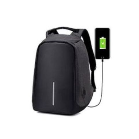 Anti-theft Mens Womens Laptop Notebook Backpack + USB Charging Port School Bag