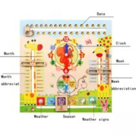 Multi-Functional Calendar Clock